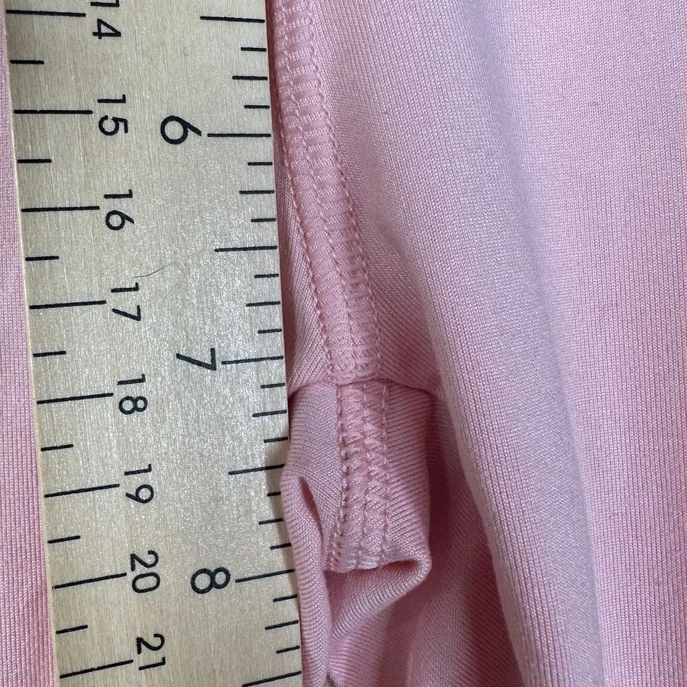 New Converse Girls Patch High Rise‎ Leggings size Medium Pink